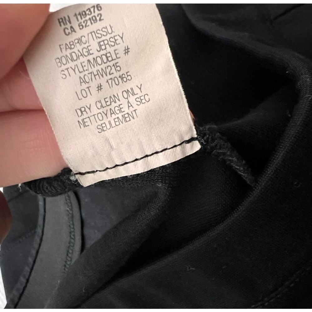 Helmut Lang Black Bondage Jersey Leggings Pull on Women Size Medium - Picture 8 of 9